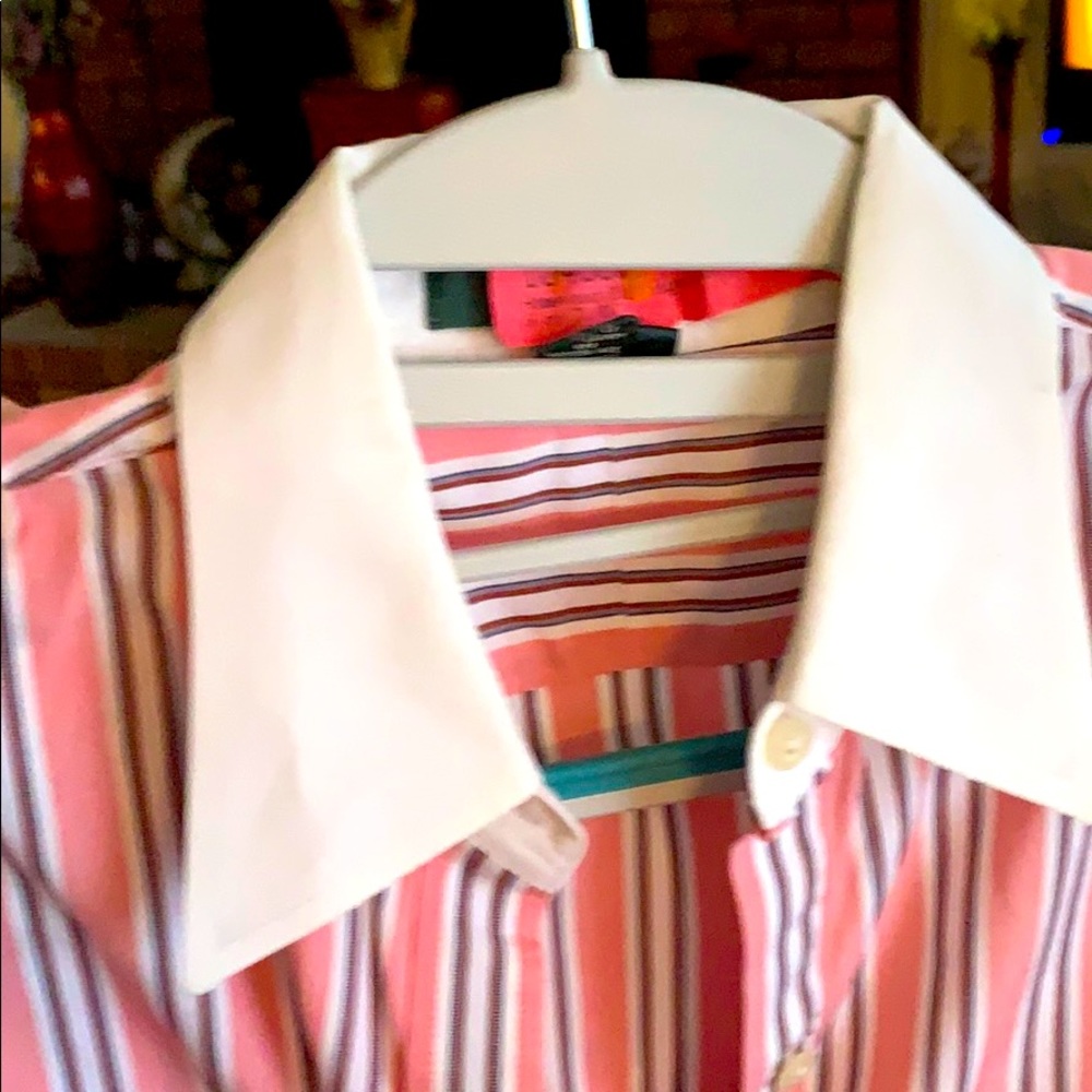 Dress shirt.   Recently dry cleaned.